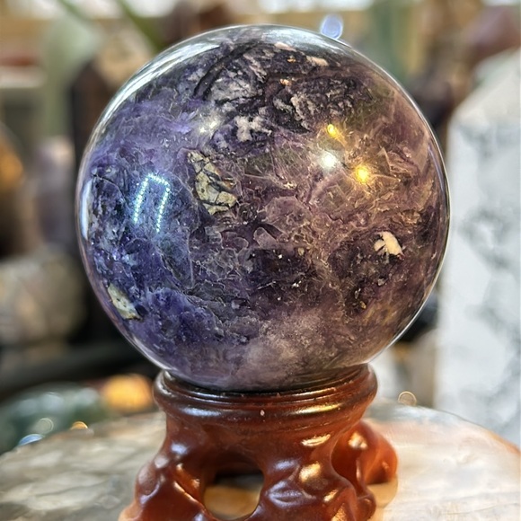 🔥SALE🔥 Lepidolite Crystal Sphere! - Picture 5 of 5